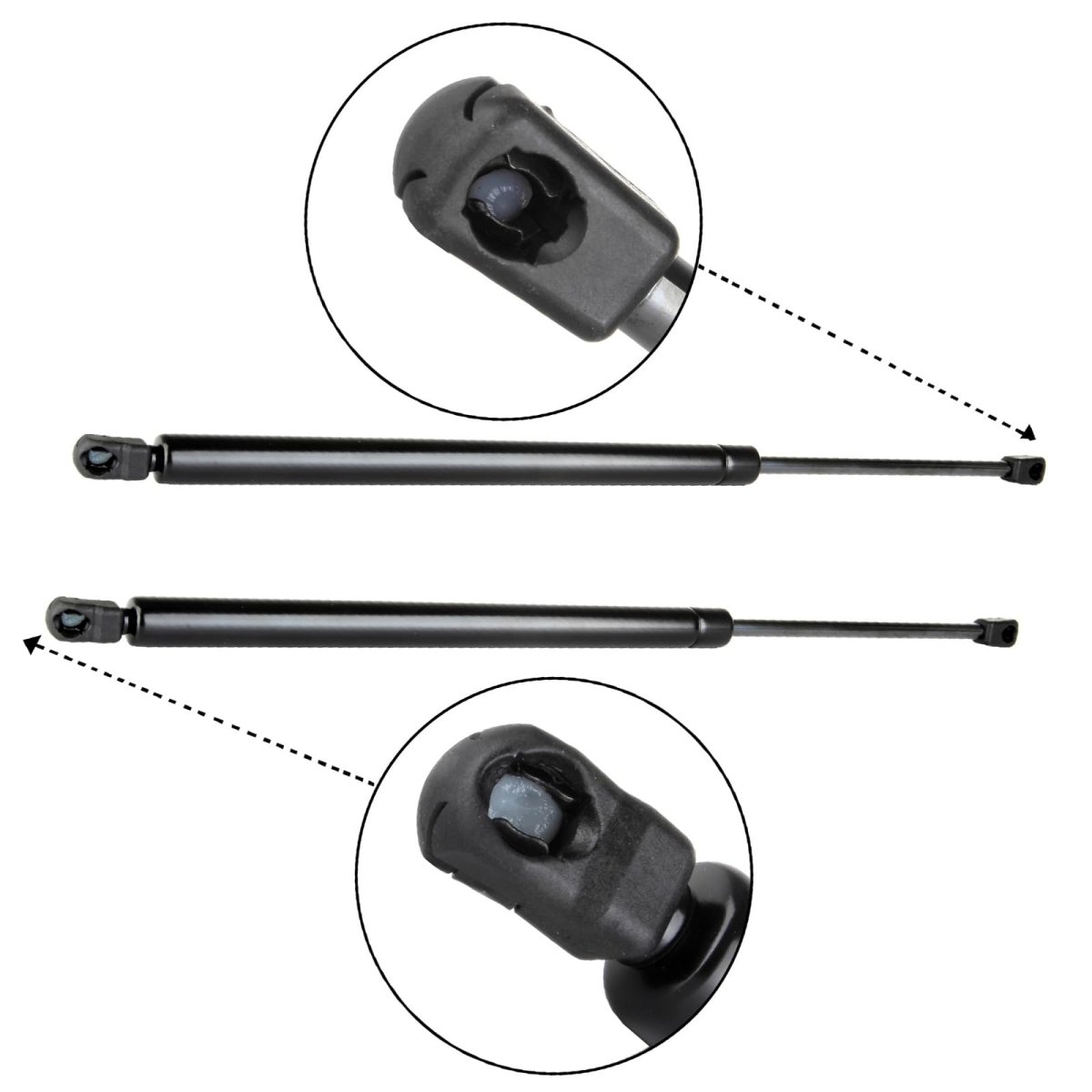 Liftgate Gas Strut Lift Supports For Ford Escape 2001 2012 And Mercury Mariner 2005 Set Of 2 21 91 In Extended Length Part 4370