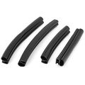 Uxcell Car Sealed Strip Door Guard Buffer Black 4pcs