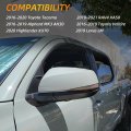 Gtinthebox Smoked Sequential Dynamic Amber Led Side Mirror Blinker Turn Signal Lights Compatible With 2016-2021 Toyota Tacoma