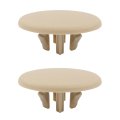 2pcs Beige Left Or Right Armrest Handle Trim Bolt Seat Cover Cap For Chevrolet Tahoe Suburban Yukon Denali Xl Escalade Esv4 