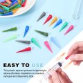 160pcs Plastic Tapered Pinhead 20 Gauge Tt Adhesive Dispensing Needle Tip 0 6mm Glue Applicator Blunt Tips For Industrial Oil