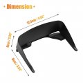 X Autohaux 5 Inch Gps Navigation Sun Shade Visor Shield Glare Hood Reducing Cover Screen Protector For Car Black