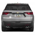 Ipick Image For Chevrolet Traverse In 3d Mirror Chrome Metal License Plate Frame