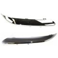 Front Bumper Trim Strip Pair For Chrysler 300 2005 To 2010 Chrome Plastic Driver And Passenger Side Replacement 4805939aa 