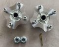 Wantone Racing 2pcs Rear Axle Wheel Hubs With Nuts Replacement For Honda Trx250 Trx250te Trx250tm Recon 250 2x4 1997-2024 Atv
