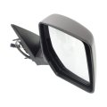 Passenger Side Door Mirror For Dodge Nitro 2007 2011 Power Glass Heated Foldaway Textured Black 10 Pin 5 Wire Replacement 