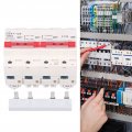 Ac 240-400v Double Power Circuit Breaker Interlock Changeover Switch 100a 2p Miniature Transfer
