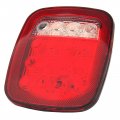 Ocpty Marker Lights 2pcs Red White 16led Side Bulbs 4x White Replacement Fit For Truck Bus Boat Suv Atv Trailer Indicator Light