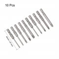 Uxcell Screwdriver Bits Set 10pcs 4mm Round Shank Magnetic Phillips Slotted Bit 40mm Length S2 Screw Driver Kit Tools
