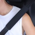 Samyard Car Seat Belt Pads Auto Seatbelt Covers Comfortable Suede Shoulder Soft Safety Hardness Black