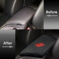 Cebat Center Console Armrest Box Cover Anti-scratch Leather Auto Central Protector Pad Interior Decoration Accessories Fit For
