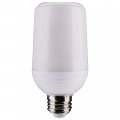 Satco S29806 Indoor Outdoor Led Flame Effect Light Bulb T19 Shape White