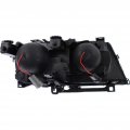 Bmw 325xi 330xi Headlight Driver Side Black Interior 2002 2003 2004 2005 Sedan Wagon Halogen Composite Assembly Bm2502122 