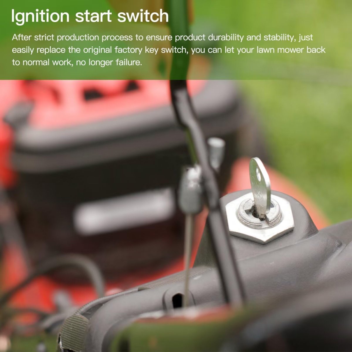 Ignition Switch For Craftsman Husqvarna Poulan Replaces 140301 532140301 4 Position 7 Terminal With 5 8 In Mounting Stem And 2