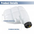 X Autohaux Coolant Radiator Reservoir Tank 17137617362 Overflow Expansion Bottle With Cap For Mini Cooper Countryman