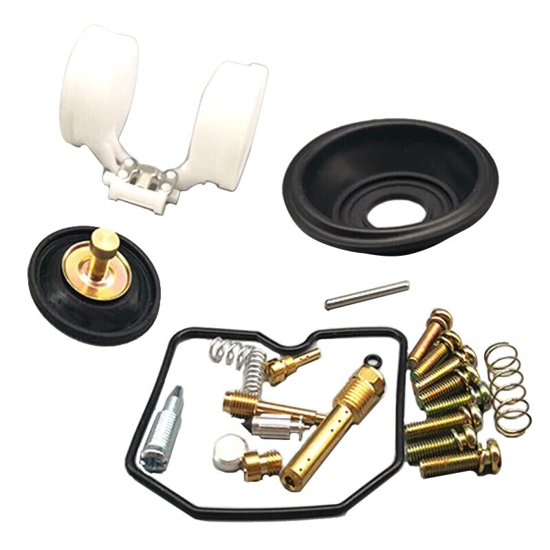 Letaosk 4sets Carburetor Repair Kit Diaphragm Float Replacement Compatible For Kawasaki Kl650 Klr650 1987-2005