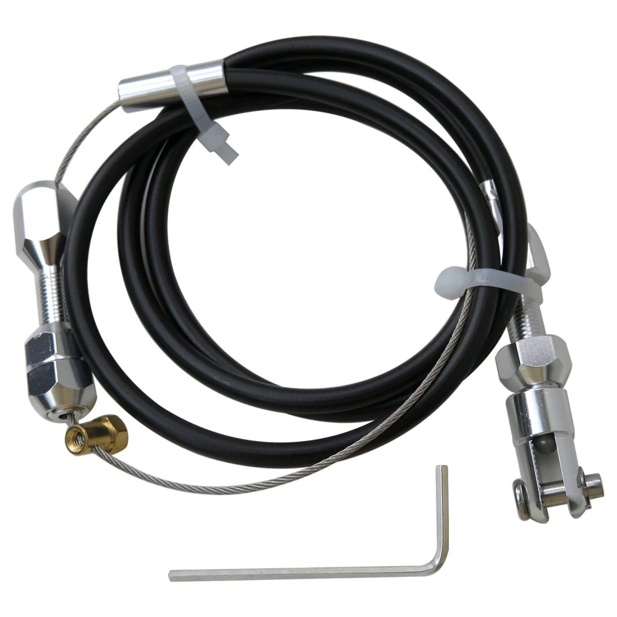 2024 Version 36 Inch Stainless Steel Throttle Gas Cable For 97-07 Chevrolet Chevy Ls1 Engine 4 8l 5 3l 7l 6 0l