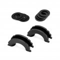 Wsays 2 Pcs D Ring Shackle Isolators Washers Kit Black For Fit 3 4 Shackles With 7 8 Locking Pin Off-road Jeep Truck Vehicle 