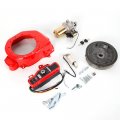 Electric Start Kit Fit For Hondagx160 5 5hp Gx200 6 Flywheel Starter Motor With Key Switch Coil Ignition Fan Cover 