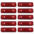 10 Pcs 4 12 Diodes Red Red Led Side Marker Light 