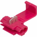 Morris Products Quick Splice Connector A Red Pre-insuted Wire Connectors 22-18 Nge A Includes Protective Cover A Pack Of 25 