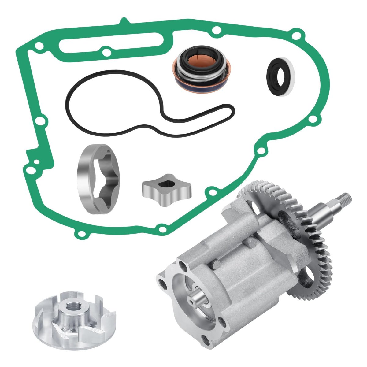Oil Pump And Water Rebuild Kit For Polaris Rzr 800 Sportsman 700 Mv7 Ranger