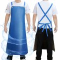 Sheomern Rubber Waterproof Apron 43 Heavy Duty Vinyl Industrial Anti-tear With Adjustable Cross Back Strap For Dishwasher 