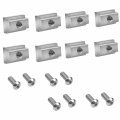 Moebulb T Slot Nuts For Toyota Tunda Tacoma Pickup Truck Bed Deck Rails Cleats Rack Rail With Stainless Button Socket Cap Screw 