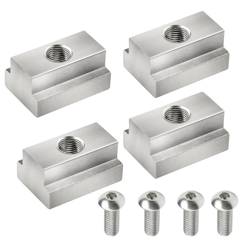 T Slot Nuts For Toyota Tundra Tacoma Pickup Truck Bed Deck Rails And Rack Rail 8 Pack With Stainless Button Socket Cap Screws