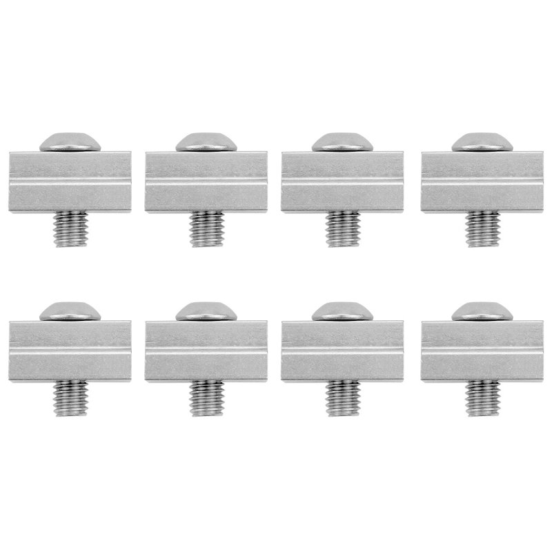 T Slot Nuts For Toyota Tundra Tacoma Pickup Truck Bed Deck Rails And Rack Rail 8 Pack With Stainless Button Socket Cap Screws