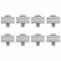 T Slot Nuts For Toyota Tundra Tacoma Pickup Truck Bed Deck Rails And Rack Rail 8 Pack With Stainless Button Socket Cap Screws