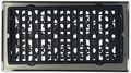 Decor Grates Sph612-nkl Scroll Floor Register 6-inch By 12-inch Nickel 