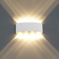 Kawell 8w Waterproof Modern Wall Light Led Lamp Aluminum Sconce Up Down Indoor Outdoor For Bathroom Bedroom Hallway Porch 