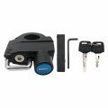 Usonline911 Premium New Motorcycle Universal Helmet Lock With Two Keys Fits For 25mm Engine Crankcase Crash Bar Motorbike