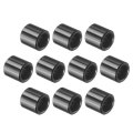 10 Pcs Aluminum Spacer 1 4 Bore X 3 8 Od Length Black Round Unthreaded Standoff Bushing Plain Finish Metal Spacers 