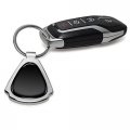 Ipick Image For Lincoln Aviator Black Dome Chrome Metal Teardrop Key Chain Keychain Official Licensed