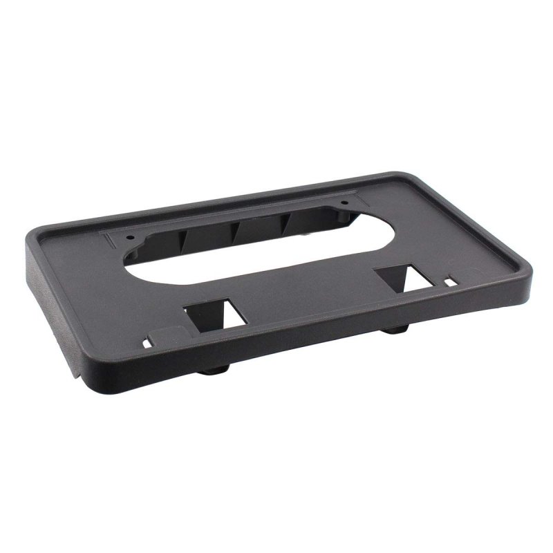 Pair Front Left Driver And Right Passenger Side Bumper Guard Pads License Plate Bracket Tag Kit
