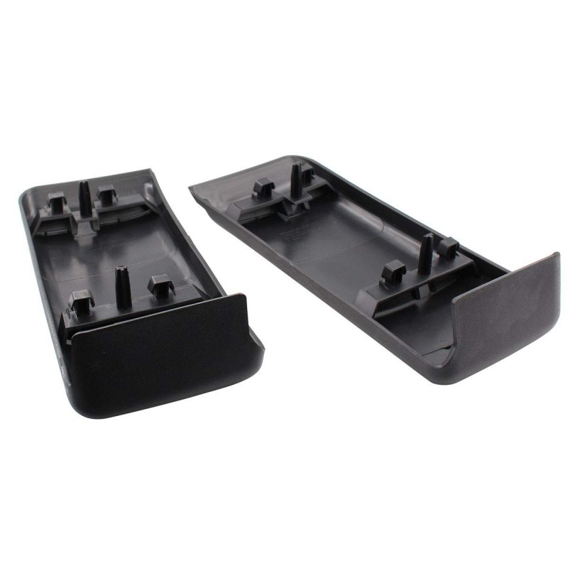 Pair Front Left Driver And Right Passenger Side Bumper Guard Pads License Plate Bracket Tag Kit