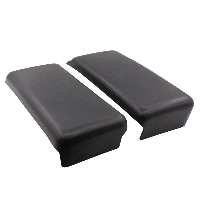Pair Front Left Driver And Right Passenger Side Bumper Guard Pads License Plate Bracket Tag Kit