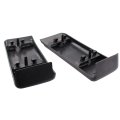 Pair Front Left Driver And Right Passenger Side Bumper Guard Pads License Plate Bracket Tag Kit