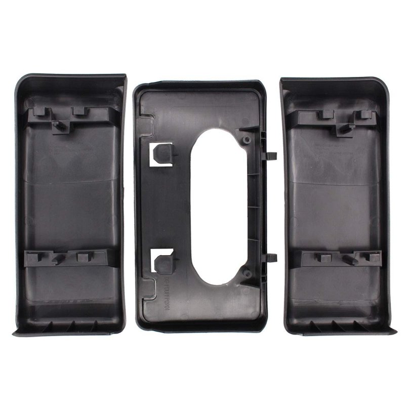 Pair Front Left Driver And Right Passenger Side Bumper Guard Pads License Plate Bracket Tag Kit