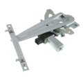 A-premium Power Window Regulator With Motor Compatible Mitsubishi Lancer 2008-2012 Rear Driver And Passenger Side 2-pc