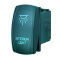 Laser Backlit Orange Rocker Switch Interior Light 20a 12v On Off Led