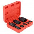 Qiilu Socket Adapter 8pc Convertor Adaptor Reducer Converter Set 1 4 3 8 2