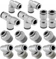 Vixen Air Set Of Fittings For Suspension 1 2 Npt Using 3 8 Od Lines Vxk8502 