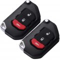 Aintier For Smart Keyless Entry Remote Compatible Jeep Wrangler 2018-2019 Replacement 68416782aa 2x Key Fob