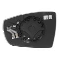 Passenger Right Side View Heated Mirror Glass Lens For Ford Focus 2012 2018 Flat Non Blind Spot Silver Reflective Cm5z17k707b