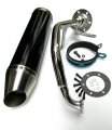 New High Performance Exhaust System Muffler For Gy6 139qmb Qmb139 1p39qmb 4 Stroke 50cc 150cc Scooters Black