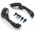 Smt-black Diamond Blade Style Rearview Mirrors 8mm 10mm Compatible With Standard Metric Screws 7 8 Handlebar V-max Fz1 Fz6 Ybr