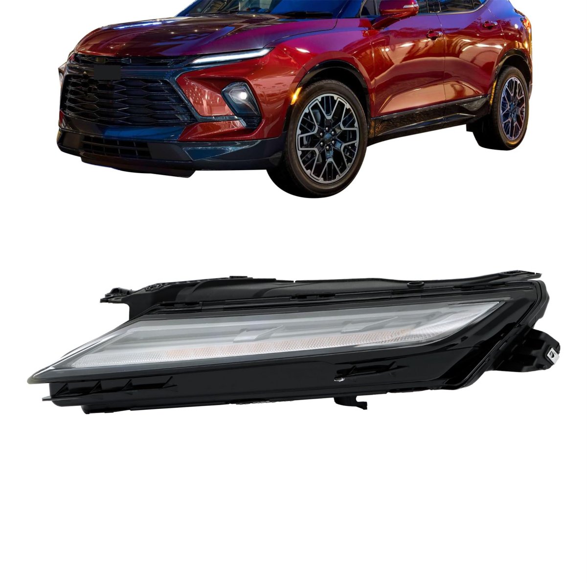 Driving Daytime Running Lamp Replacement For Blazer 2023-2024 Clear Lens Left Side Drl 87830987